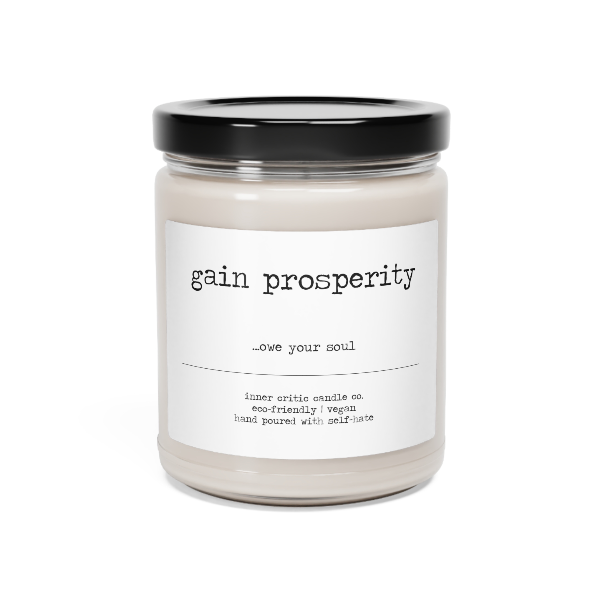 gain prosperity owe your soul candle